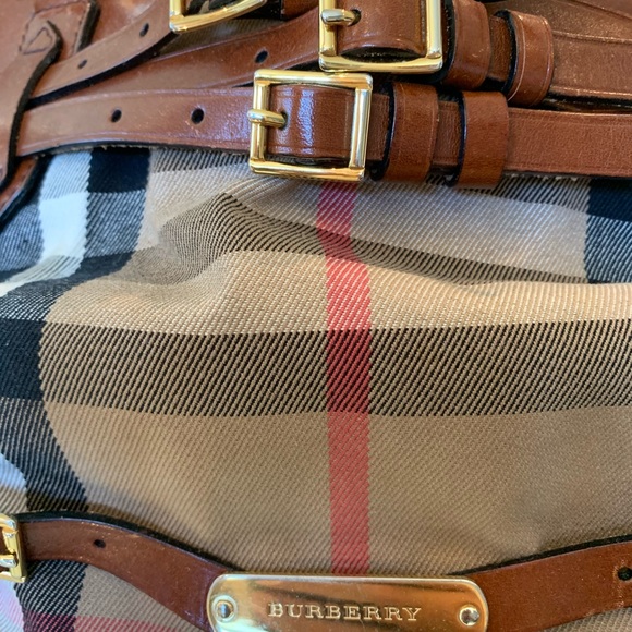 Burberry Two Handle Classic Check Bag: Price Firm - Picture 2 of 8
